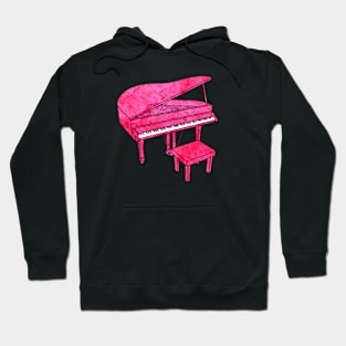 Pink Piano Hoodie